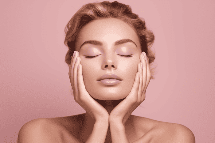 Femme les yeux fermés illustrant la sophrologie et le retour aux sensations pour apaiser la rumination mentale le soir